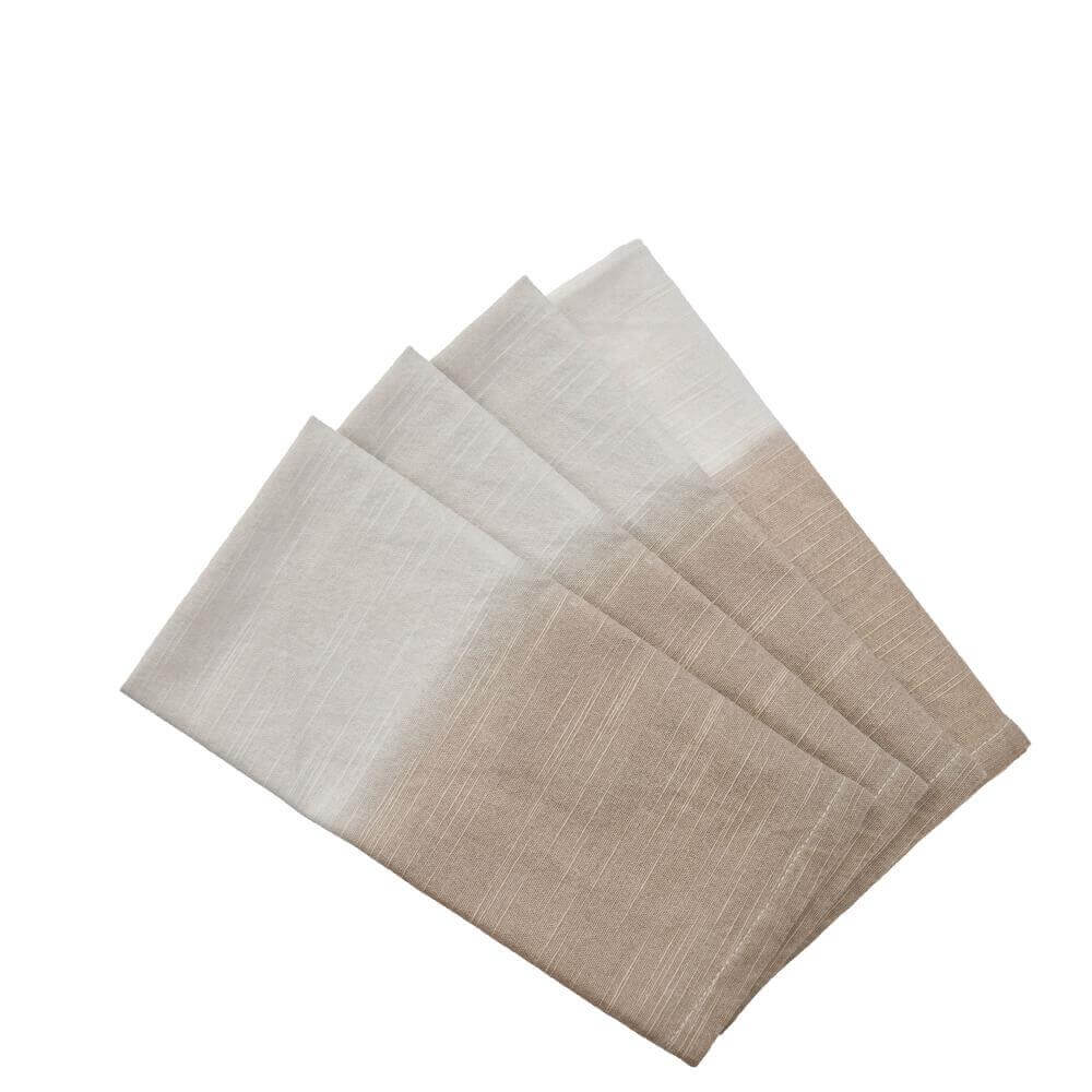 Denby Set of 4 Neutral Ombre Napkins